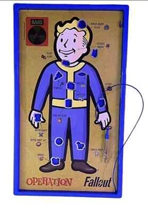 USAOPOLY Operation: Fallout Special Edition BOARD ONLY Wall Art Idea Man Cave - Picture 1 of 4
