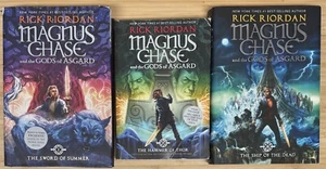 Rick Riordan Magnus Chase and the Gods of Asgard Set Hammer Thor Ship of Dead ++ - Picture 1 of 3