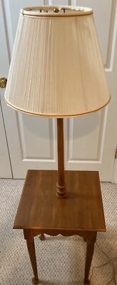 Ethan Allen Vintage Table With Build In Lamp - Image 1 of 4