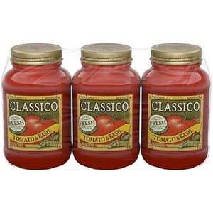 Classico Pasta Sauce, Tomato and Basil - 32 Ounce Glass Jar (Pack of 3) - Picture 1 of 4