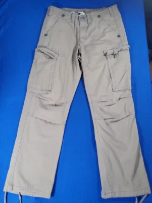 True Religion Khaki Cargo Vintage Pants Men's Size 32 x 30 Made in USA - Image 1 of 4