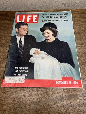 LIFE Magazine December 19th 1960 President Kennedy JFK Christening Their Son - Image 1 of 4