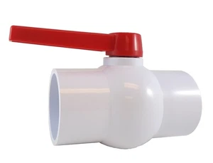PVC COMPACT BALL VALVE 3" - Socket - - Picture 1 of 3