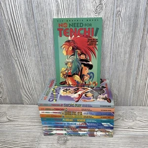 Keine Notwendigkeit für Tenchi! Band 1-10 Englische Manga Viz Graphic Novels Hitoshi Okuda - Bild 1 von 9