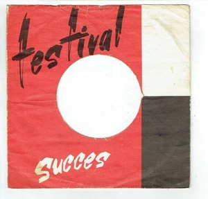 POCHETTE VIDE de Disque Vinyle 45 tours 45T SUCCES FESTIVAL punki64 RARE - Picture 1 of 2