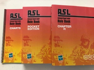 ASL POCKET RULEBOOK, CHAPTER H & CHARTS for Advanced Squad Leader - Picture 1 of 13