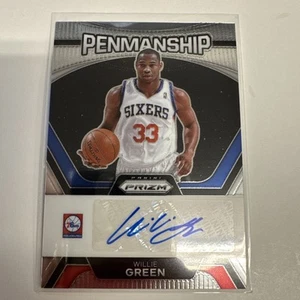 2023-24 Panini Prizm Penmanship Willie Green Auto 76ers Autograph NBA  - Bild 1 von 6