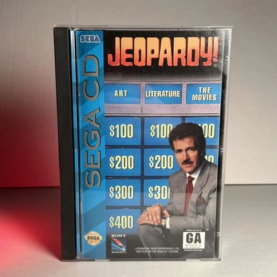 Jeopardy Sega CD Complete Tested & Working - Image 1 of 4