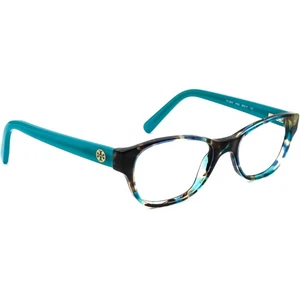 Tory Burch Eyeglasses TY 2031 3153 Blue Tortoise B-Shape Frame 49[]17 135 - Picture 1 of 8