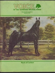 Voice Tennessee Walking Horse Magazine January 1981 West Northwest Edition - Picture 1 of 1