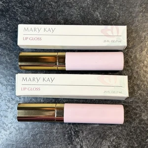 2- Mary Kay Lipgloss natürlich 4004 ERDBEERE Duft volle Größe NICHT MEHR ERHÄLTLICH - Bild 1 von 5
