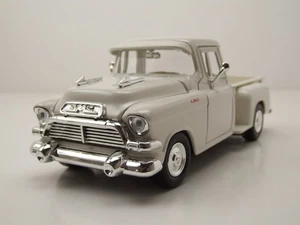GMC Blue Chip Pick Up 1957 Crema Modellino 1:24 MotorMax - Foto 1 di 9