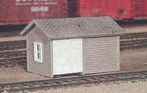 Pikestuff HO Wood Handcar Shed 1-5/8 x 1-1/4in 4.2 x 3.2cm - Picture 1 of 1