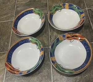 Sango Café Paris 4914 Oval Soup/Salad Bowl (Set of 4) Vintage. EUC - Picture 1 of 4