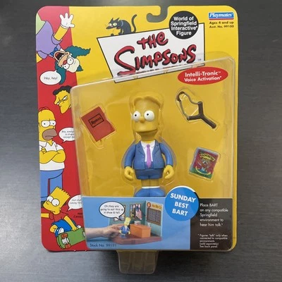 Sunday Best Bart NIB Simpsons Playmates 99191 - Image 1 of 4