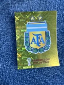 Argentina Team Logo 2022 Panini FIFA World Cup: Qatar Gold Foil #ARG2 - Picture 1 of 2