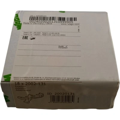 Pack of 18 NEW Wago 2002-131 Connector Marker Holder For 5.1mm Wide Terminal Blo - Image 1 of 2