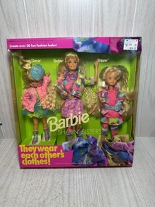 Barbie Sharin' Sisters Gift Set Barbie Stacie Skipper 1991 Mattel #5716 - Picture 1 of 4