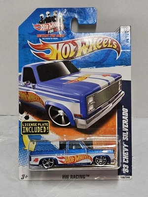 Placa de licencia Hot Wheels 2011 HW Racing - Chevy Silverado '83 COMER MIS LLAMAS RARO Foto 1 de 4
