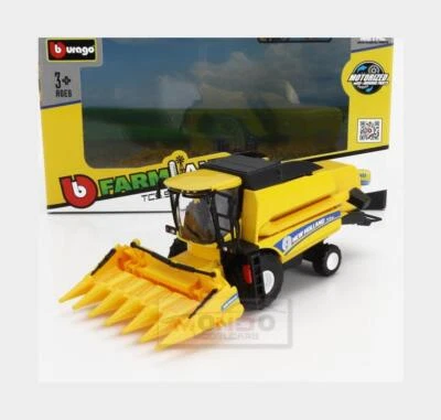 1:50 BURAGO New Holland Mietitrebbia Gommata Harvester 2020 BU31722-31720 - Immagine 1 di 2