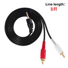 3.5mm to RCA Cable 2RCA to AUX Cord 2-RCA to 3.5mm Adapter Stereo Audio Y-Cable