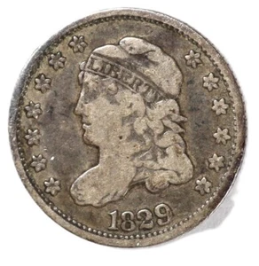 1829 Capped Bust US Silver Half Dime H10C - Picture 1 of 2