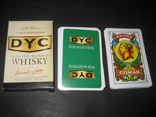 Baraja Española Comas. Publicidad WHISKY DYC. Playing cards.