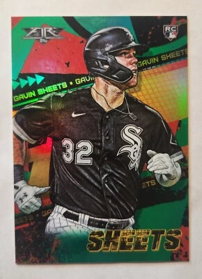 2022 Topps Fire - Green #77 Gavin Sheets /199 (RC) - Image 1 of 2