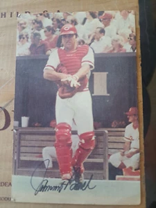 Johnny Bench Signed Autograp Postcard HOF No COA - RARE - Picture 1 of 6