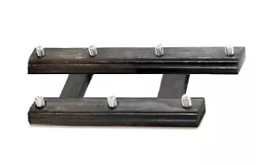 2 LEVEL 7 BEER TAP HANDLE DISPLAY GREAT FOR KEGERATOR BAR OWNER BLACK - Picture 1 of 1