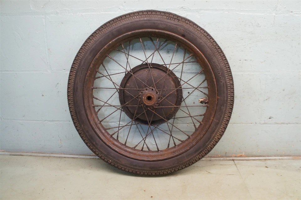 Harley Davidson 19 Front Wheel GOODYEAR Tire K-Model Sportster KH KHK *TZ14 - Image 1 of 4