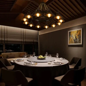 Rustic Farmhouse Pendant Chandelier Ceiling Light Dining Room Hemp Rope Fixture - Picture 1 of 18