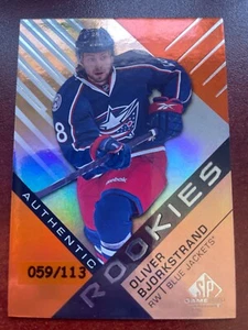 16-17 SP GAME USED ROOKIES ORANGE RAINBOW - OLIVER BJORKSTRAND RC /113 #135 - Picture 1 of 1