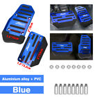 No-slip Automatic Gas Brake Foot Pedal Pad Cover Blue Car Durable Stainless Pads