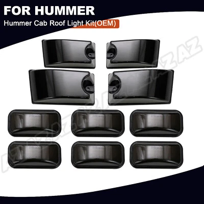 10pcs Smoked Lens OE Cab Roof Marker Light For Hummer H2 2003-09 H2 SUT 2005-09 - Image 1 of 4