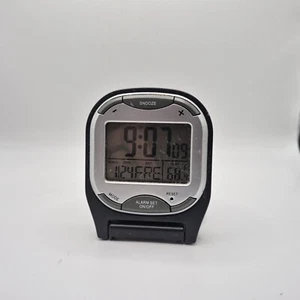 Compact Travel Alarm Clock Time Date Model 1201 - Picture 1 of 5