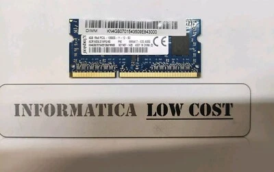 Kingston KN4GB0701543509E843000 4GB DDR3 SO-DIMM RAM | PC3L-12800S-11-12-B3 - Immagine 1 di 3