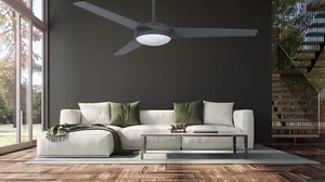 5 STÜCK Vam leiser Deckenventilator Vega Graphit 132cm Leuchte Fernbedienung - Picture 1 of 6