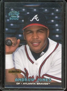 EXTREMELY RARE Andruw Jone 2000 Pacific Platinum Blue NM-MT BRAVES - Picture 1 of 2