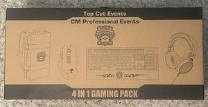 Pokémon Top Cut CM Professional Events 4-in 1 Gaming Pack, Mouse, Keyboard, HS - Picture 1 of 22