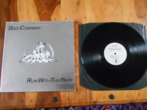 BAD COMPANY- RUN WITH THE PACK LP UK ORIG 1976. ILPSP9346 ROCK..BLUES. FREE . - Picture 1 of 7