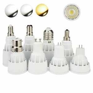 E27 GU10 MR16 E14 Dimmable LED COB Spotlight 7W 9W 12W Bulb Bright Lights SS728 - Picture 1 of 20