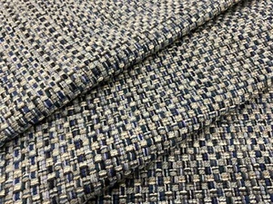 Kravet gemischt Basketweave Tweed Polsterstoff - maßgeschneidert / Indigo 2,70 Yard - Bild 1 von 3