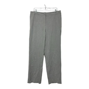 Pantalones de vestir Talbots elásticos para mujer talla 16 clásicos de pierna recta gris claro - Imagen 1 de 7