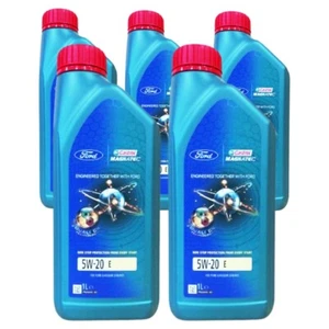 5 LITRI OLIO MOTORE CASTROL MAGNATEC FORD 5W20 E MEET FORD WSS-M2C948-B ECOBOOST - Foto 1 di 4