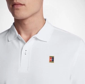 CAMISA POLO DE TENIS NIKECOURT HERITAGE BLANCA AÑOS 90 AGASSI 943442 100 talla PEQUEÑA - Imagen 1 de 8