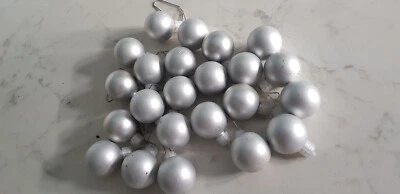 Set Addobbi natalizi 23 palle Albero di Natale sfere col. argento opaco - Immagine 1 di 3