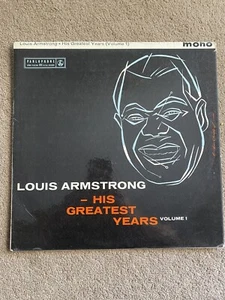 LOUIS ARMSTRONG L.P. 1961. 'HIS GREATES YEARS - VOL 1. BLACK/GOLD PARLOPHONE. - Picture 1 of 4