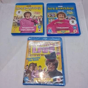 3 ASSORTED MRS BROWNS BOYS BLU RAY DVD COMEDY TV SHOW LIVE & SERIES 1 & 2 - Picture 1 of 1