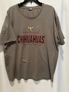 Maglietta MiLB El Paso Chihuahuas Baseball Uomo Nera XXL Logo Minor League - Foto 1 di 6